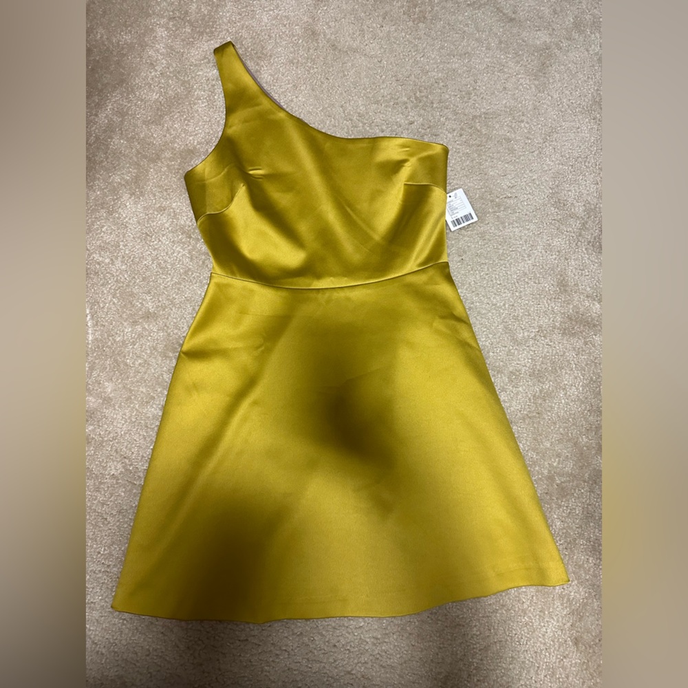 NWT silence + noise size 4 green yellow dress - Picture 5 of 8